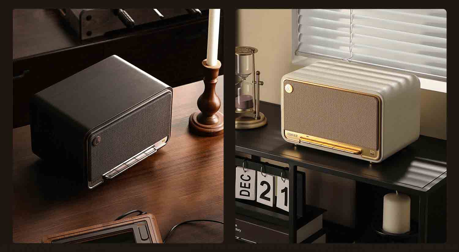 EDIFIER D32 với phong cách retro và thời trang