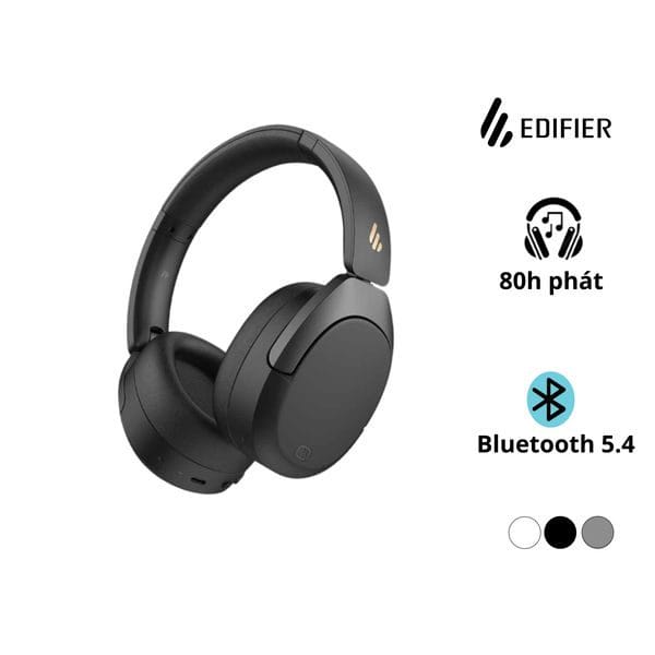 Tai nghe không dây EDIFIER W830NB (BT 5.4 / ANC / USB-C) – Đen-like new