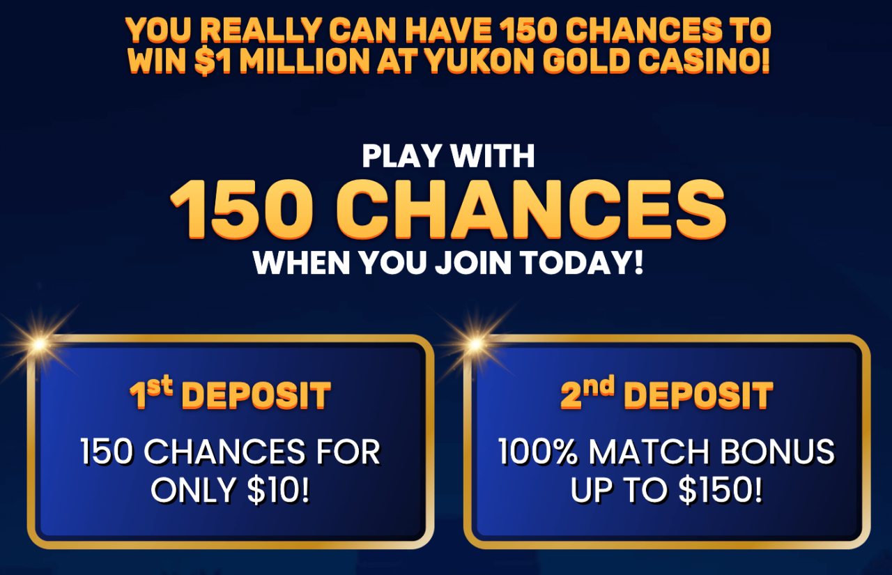 yukon gold casino 125 free spins promo code