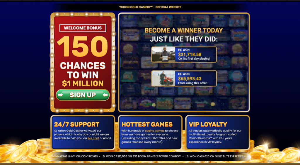 yukon gold online casino