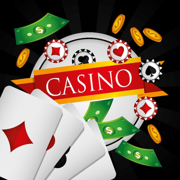 Premium Vector | Casino royal games design