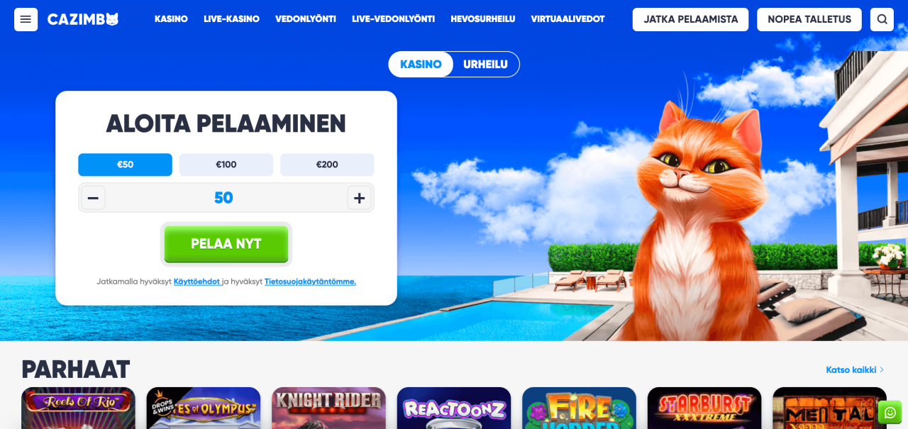 Cazimbo Kasino | Arvostelu ja kokemuksia