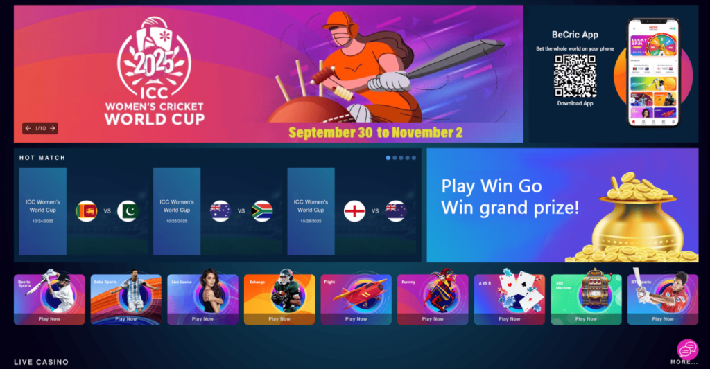 becric online betting