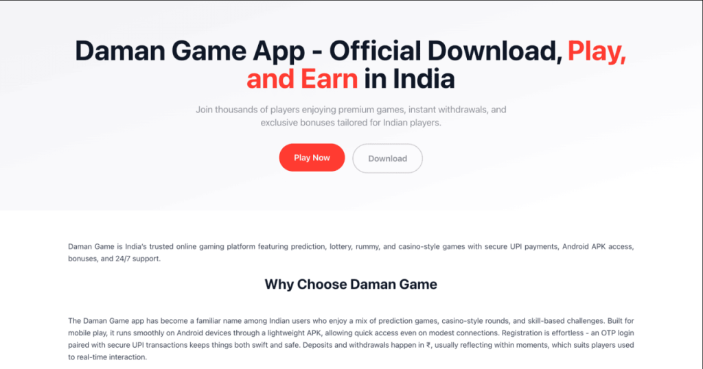 daman game 500 login