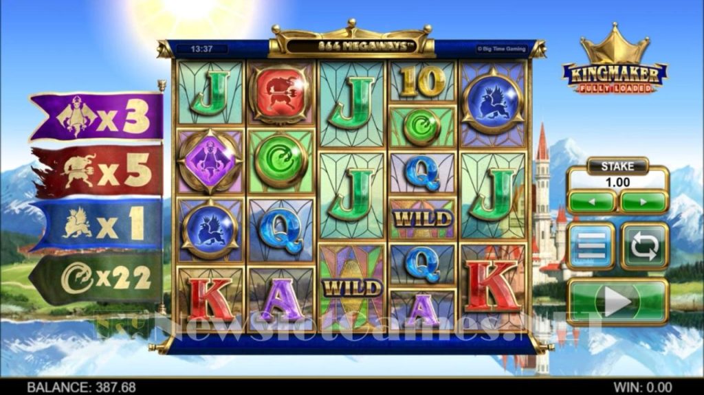 Kingmaker Fully Loaded (Big Time Gaming) Slot Review & Demo Game