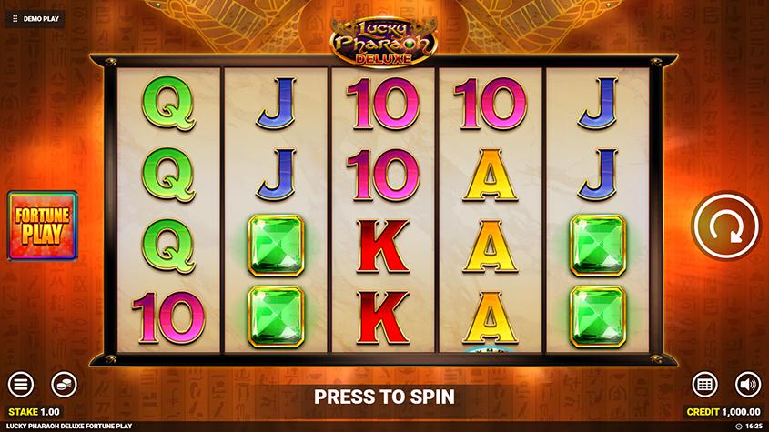 Lucky Pharaoh Deluxe Fortune Play Slot - Free Play in Demo Mode