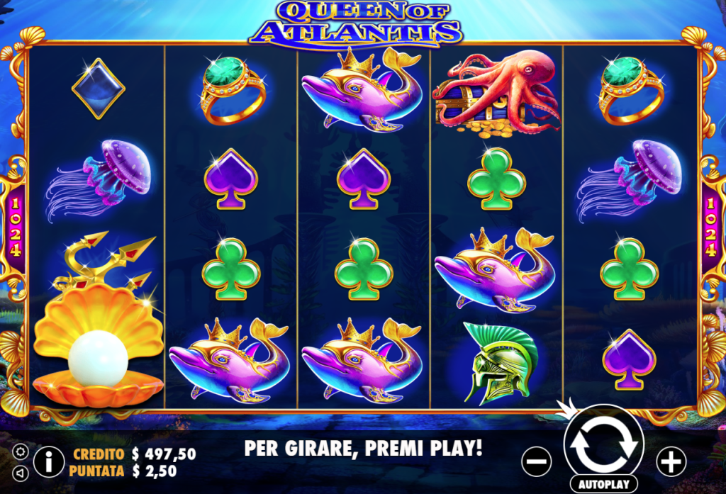 Queen of Atlantis Slot Free Play Online Casino Slots [No Download]