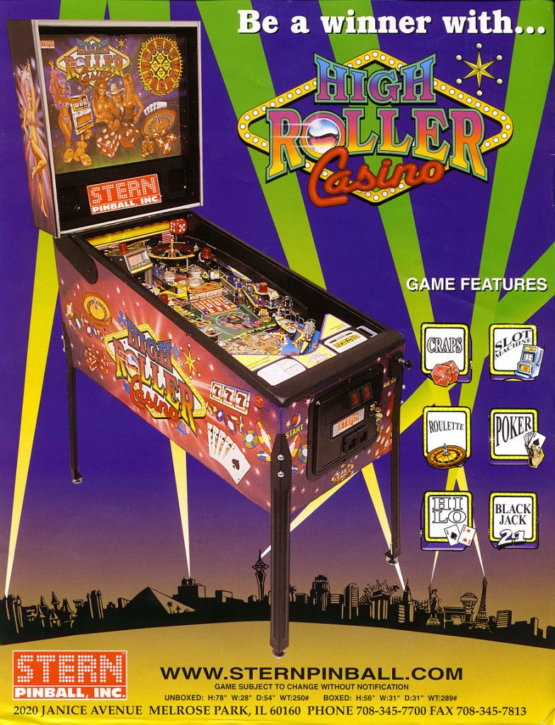 FLIPPER High Roller Casino STERN - RLS'Game