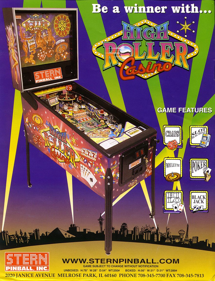 FLIPPER High Roller Casino STERN - RLS'Game
