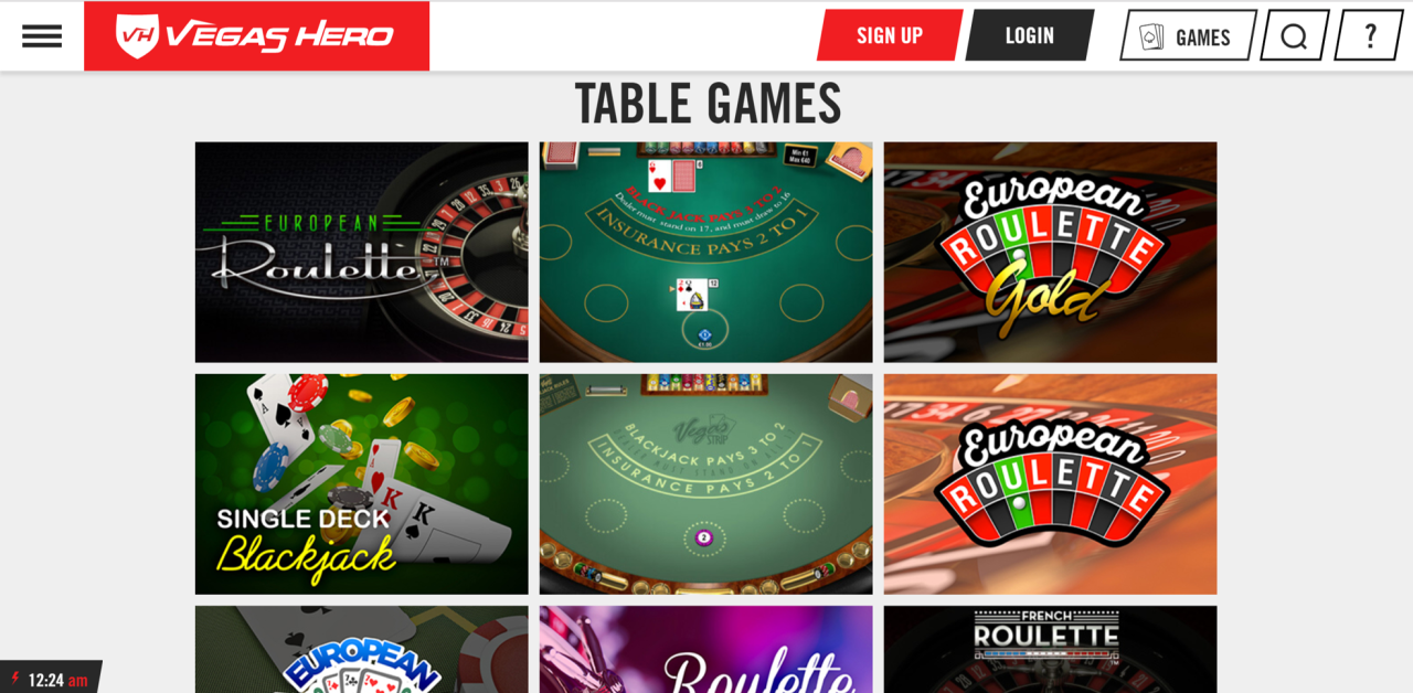 Vegas Hero Casino Review - Action Packed and Generous