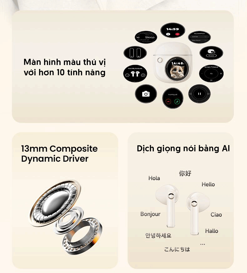 Tai nghe true wireless Edifier JoyBuds 3 Tai nghe true wireless Edifier JoyBuds - Hình ảnh 3