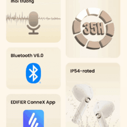 Tai nghe true wireless Edifier JoyBuds 13 shopee desc 2