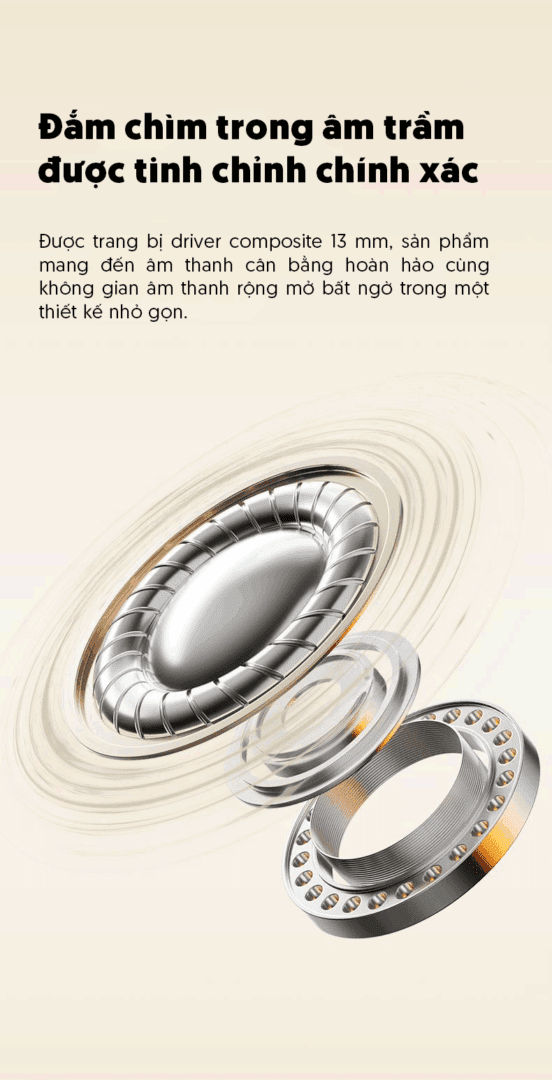 Tai nghe true wireless Edifier JoyBuds 17 Driver 13mm Composite — Âm Thanh Sống Động, Cân Bằng Toàn Dải