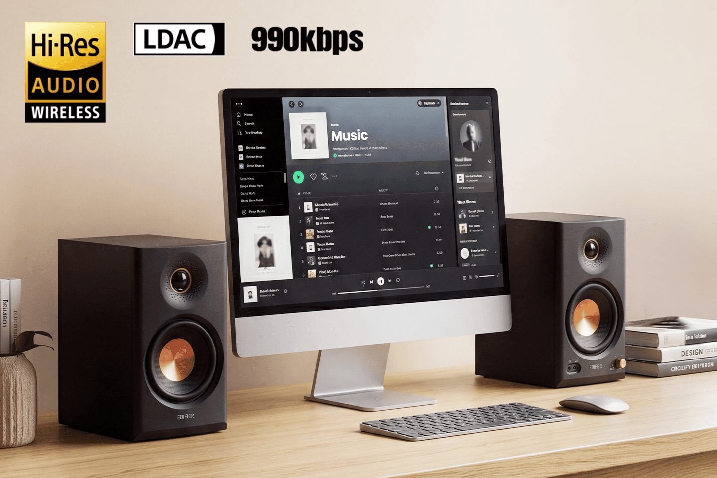 Loa kiểm âm Edifier MR4 MKII với driver mid-bass 4.5 inch và tweeter dome lụa 1 inch