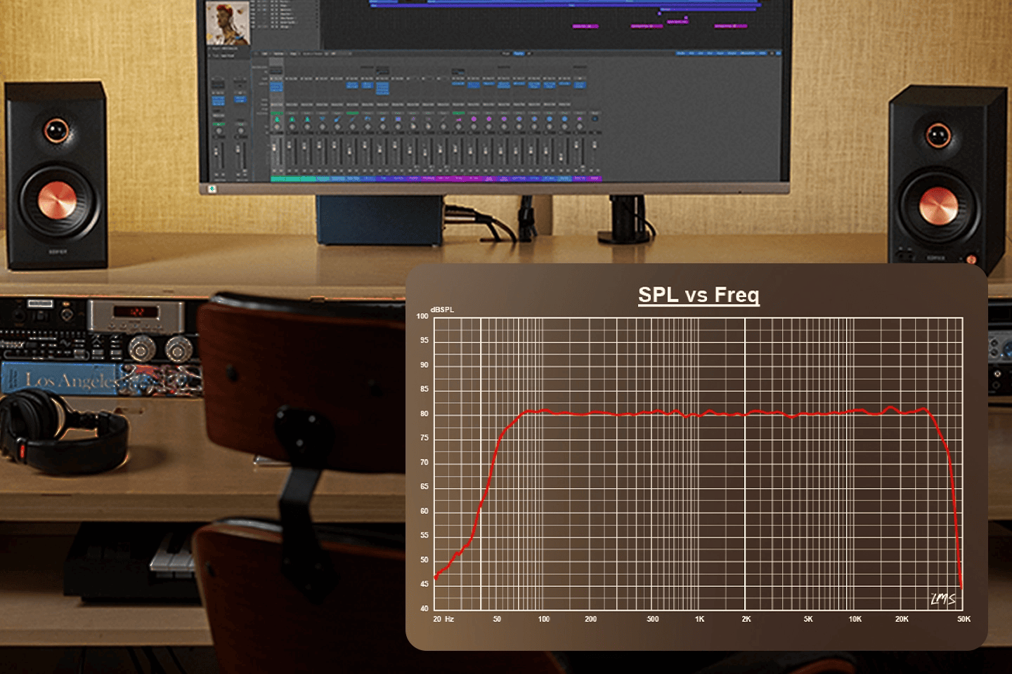 Đáp tuyến tần số phẳng 50Hz-40kHz