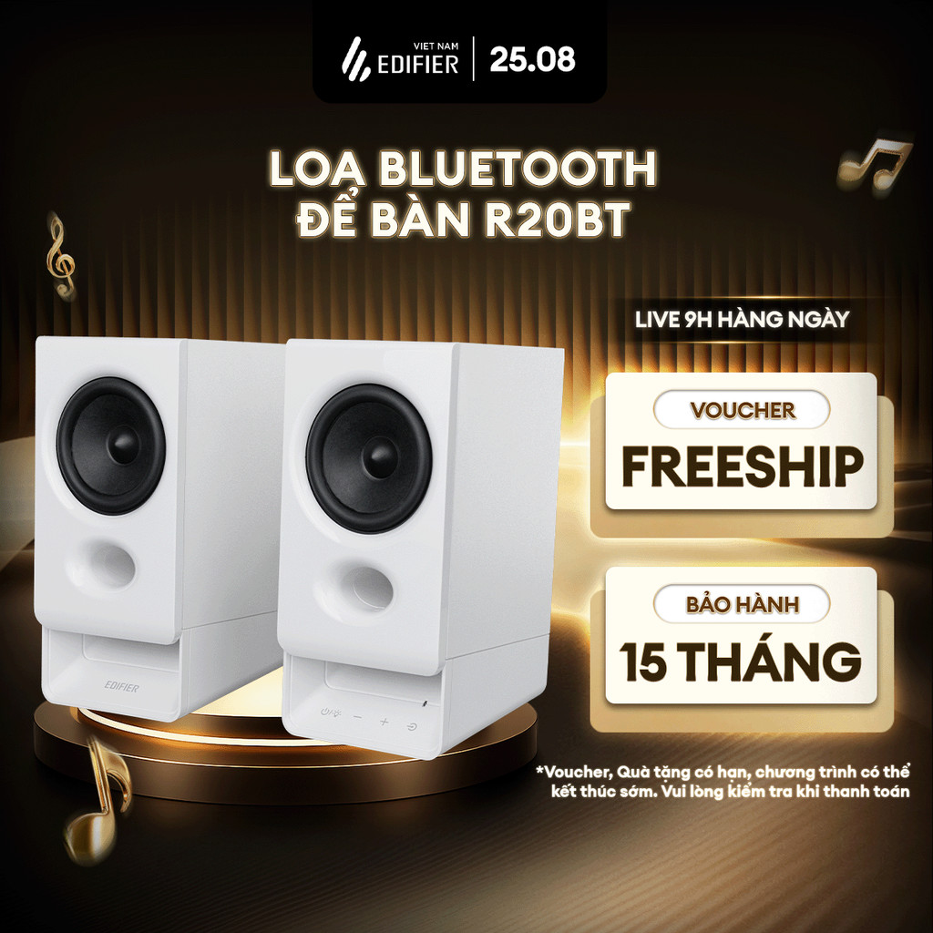 Loa bluetooth để bàn Edifier R20BT 5 Loa bluetooth để bàn Edifier R20BT - Ảnh 5