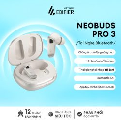Edifier NeoBuds Pro 3 Tai Nghe True Wireless Khử Ồn ANC, Bluetooth 5.4, Pin 36 Giờ - Như Mới ( Trắng )
