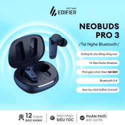 Edifier NeoBuds Pro 3 Tai Nghe True Wireless ANC Thích Ứng -50 dB, Bluetooth 5.4, LDAC LHDC - Như Mới ( Xanh Đen )